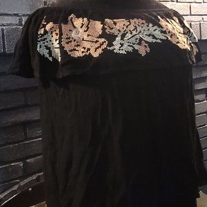 Flowy Lily White off the shoulder Crop top